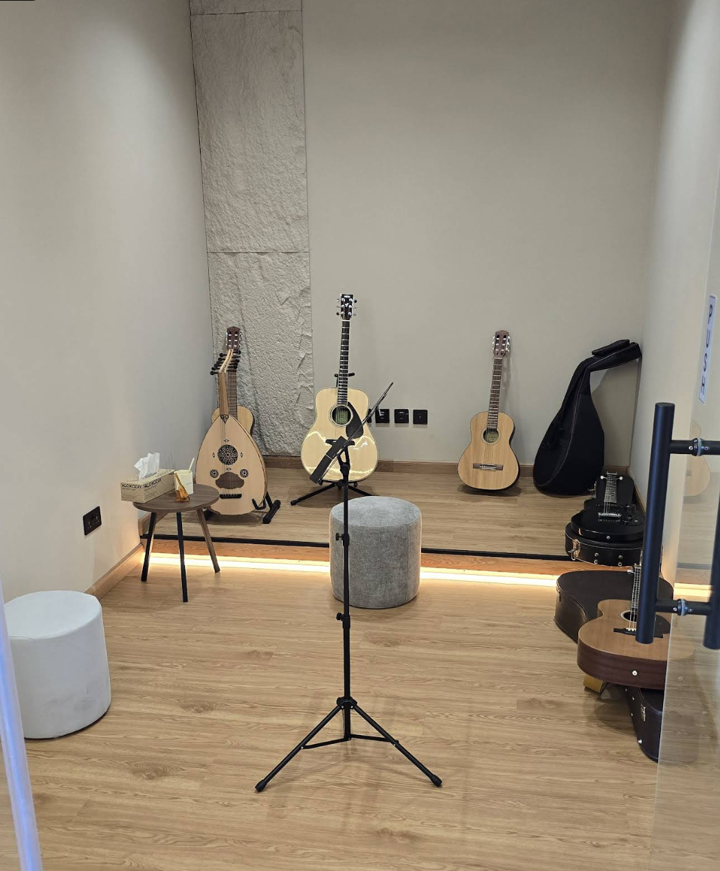 Guitars and strings room